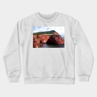 Ladram Bay Jurassic Coast Devon England Crewneck Sweatshirt